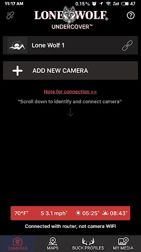 Android application Lone Wolf Undercover screenshort