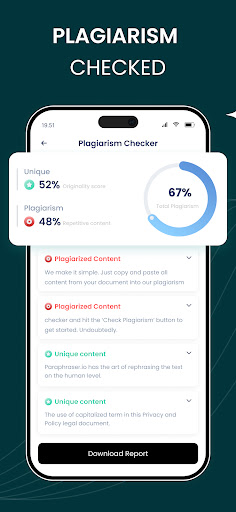 Screenshot of Paraphrase Tool: Paraphraser
