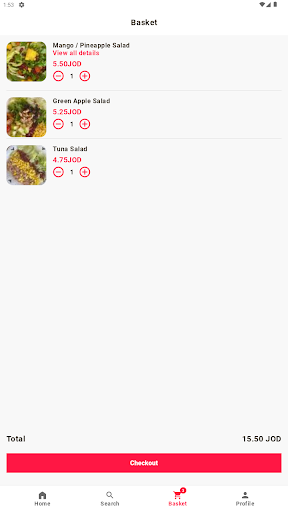 Lilys Healthy Food Screen 3