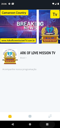 Android application ARK OF LOVE MISSION TV screenshort