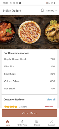 Indian Delight Screen 2