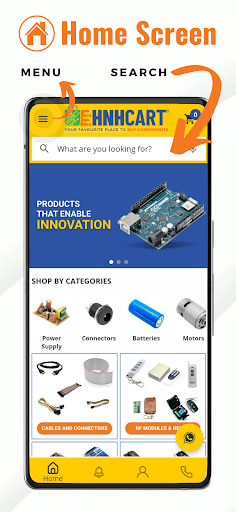 Aperçu de l'application