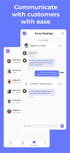 Android application MezBiz screenshort