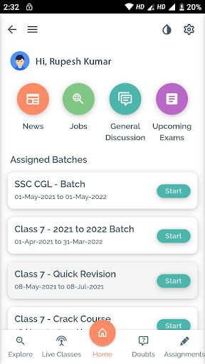 Android application SSMPS screenshort