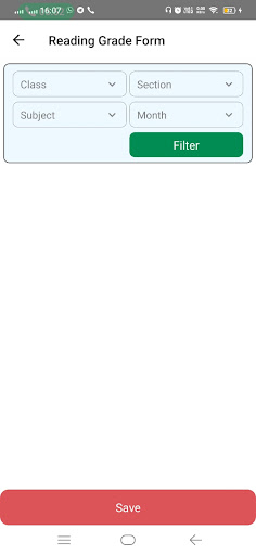 Android application Educlario Teacher screenshort
