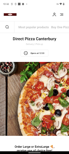 Android application Direct Pizza North Gate screenshort