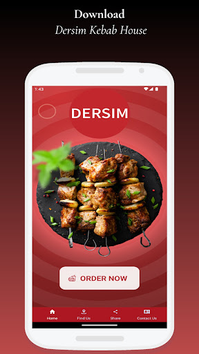 Android application Dersim Kebab House screenshort