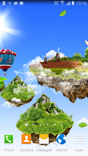 Android application Flying Islands Live Wallpaper screenshort