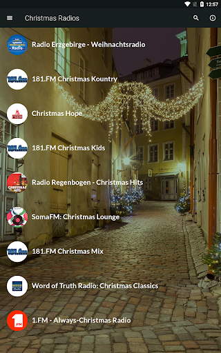 Android application Christmas Music Radio Stations screenshort