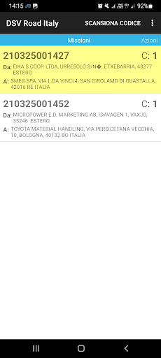 DSV Road Italy Screen 2