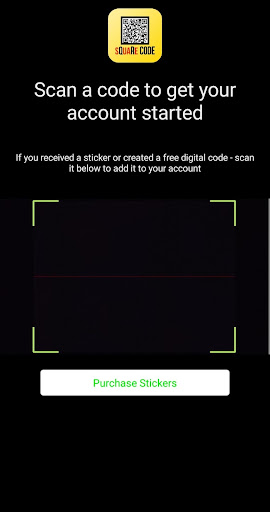 Android application sQuaReCODE screenshort