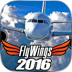 Cover Image of Télécharger Simulateur de vol 2016 FlyWings  APK