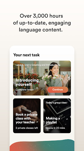 Screenshot of EF Corporate Learning