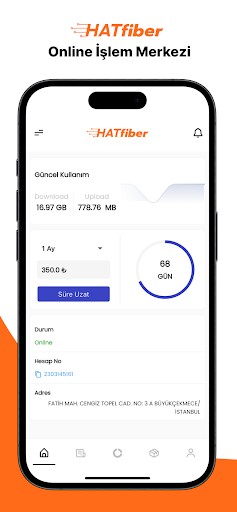 Android application HatFiber screenshort