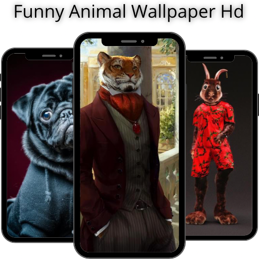 funny animal wallpaper logo