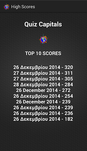 Capital Cities of World Quiz