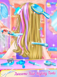 hair salon hairstyle games - Screenshot 2