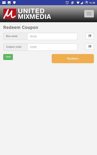 Android application UMM screenshort