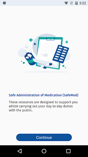 Android application SafeMed screenshort