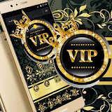 Gold Black Crown VIP Theme icon