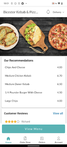 Bicester Kebab& Pizza Takeaway Screen 2