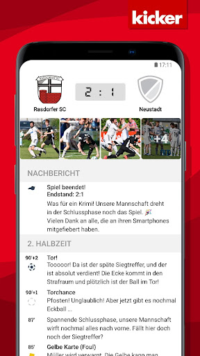 Android application Rasdorfer SC screenshort