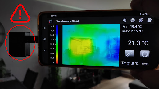Android application Thermal camera DIY screenshort