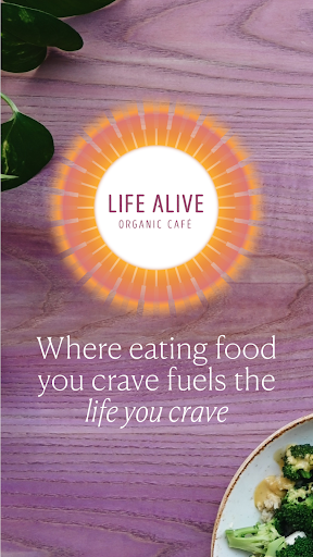 Android application Life Alive Organic Cafe screenshort