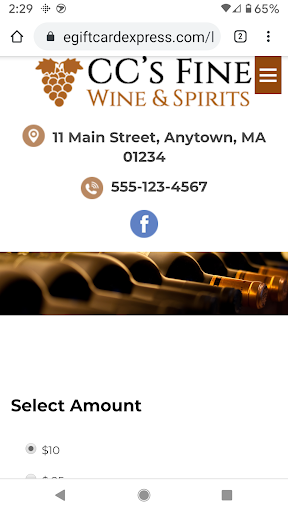 CCs Fine Wine & Spirits Screen 3