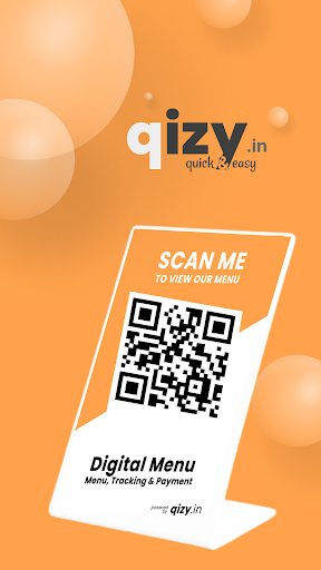Android application Qizy - The Digital Menu screenshort