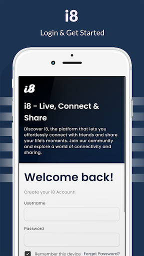 i8 - Live, Connect & Share Screen 2