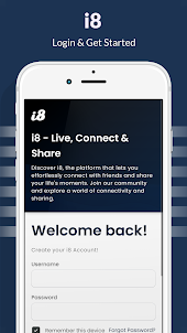 i8 - Live, Connect & Share