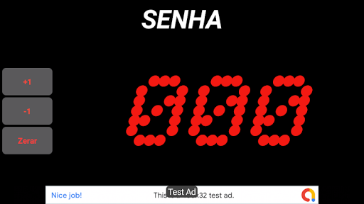 Android application Painel De Senha - Simulador screenshort
