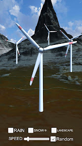 Screenshot 1 Meditación de turbinas eólicas android