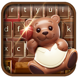 Chocolate teddy keyboard icon