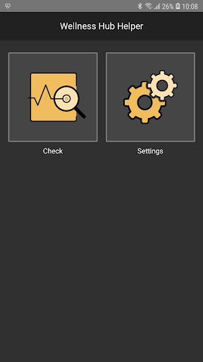 Android application Wellness Hub Helper screenshort