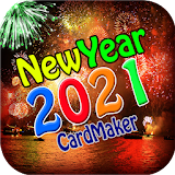 New Year Card Maker 2021 icon