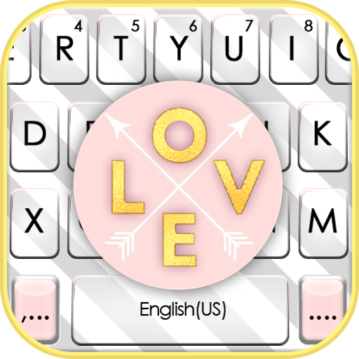 Gold Love Sign Theme  Icon