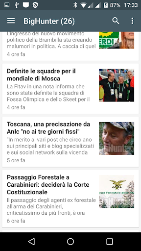 Caccia Notizie Screen 2