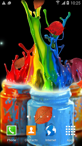 Android application Ink in Water Live Wallpaper screenshort