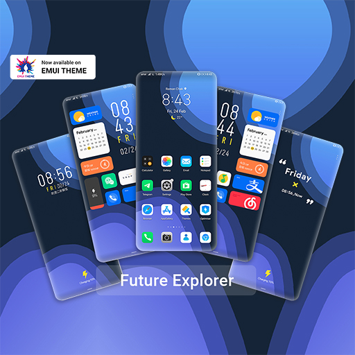 Android application FutureUI EMUI | MAGIC UI Theme screenshort