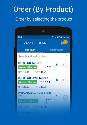 ZennX Retailer Screen 3