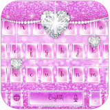 Rosy Glitter Keypad icon