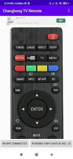 Android application Changhong TV Remote screenshort
