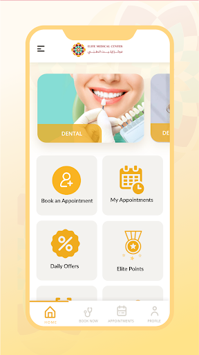 Android application Elite Medical Center screenshort