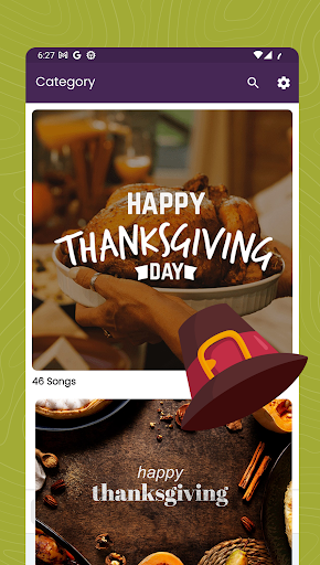 Thanksgiving Songs Screen 3