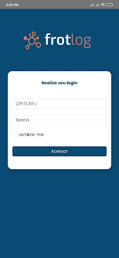 Android application Frotlog screenshort