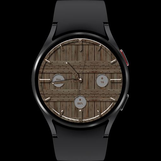 Wood Analogue Watch Face logo