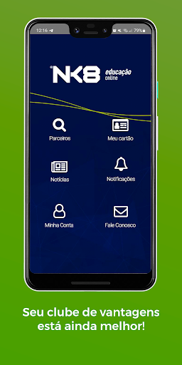 Android application NK8 VANTAGENS screenshort