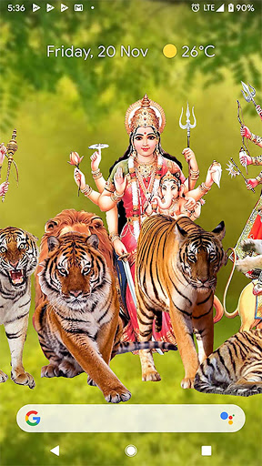 4D Tigers of Durga Live Wallpa - Apps on Google Play